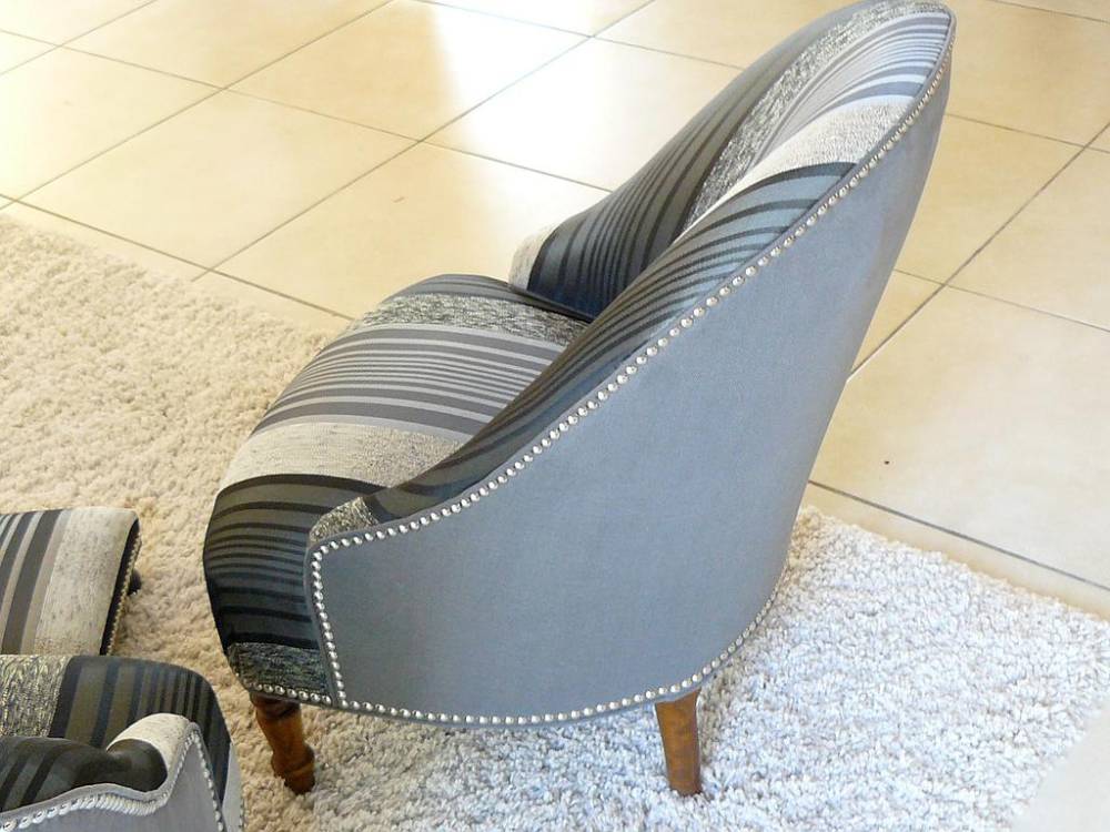 Actuel Style Création fauteuil gris